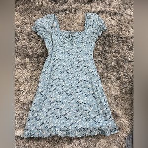 Blue floral dress!!